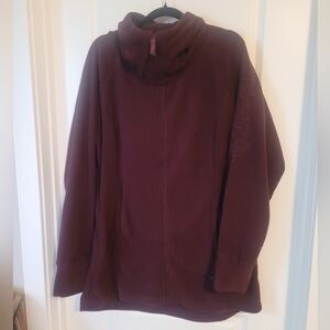 Bench Deep Burgundy Fleece Jacket